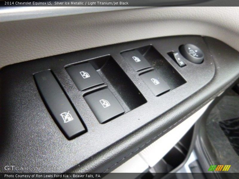 Silver Ice Metallic / Light Titanium/Jet Black 2014 Chevrolet Equinox LS