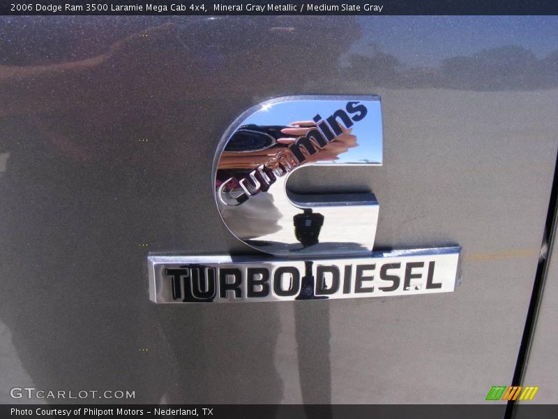 Mineral Gray Metallic / Medium Slate Gray 2006 Dodge Ram 3500 Laramie Mega Cab 4x4