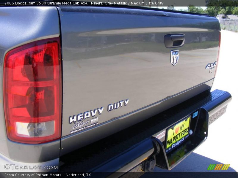 Mineral Gray Metallic / Medium Slate Gray 2006 Dodge Ram 3500 Laramie Mega Cab 4x4