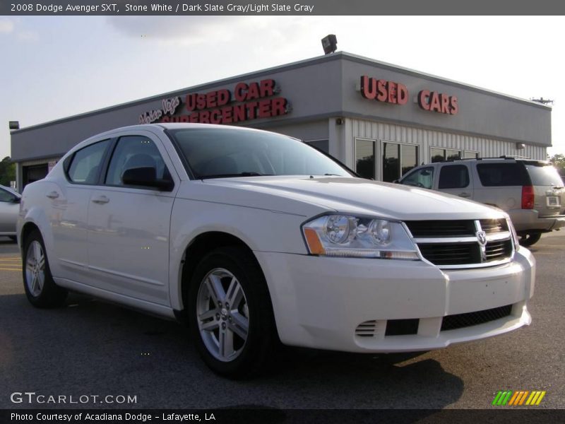 Stone White / Dark Slate Gray/Light Slate Gray 2008 Dodge Avenger SXT