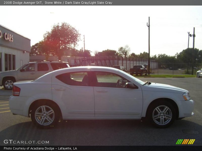 Stone White / Dark Slate Gray/Light Slate Gray 2008 Dodge Avenger SXT