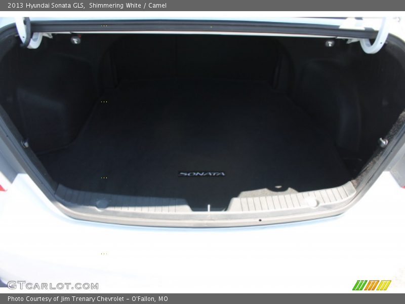 Shimmering White / Camel 2013 Hyundai Sonata GLS