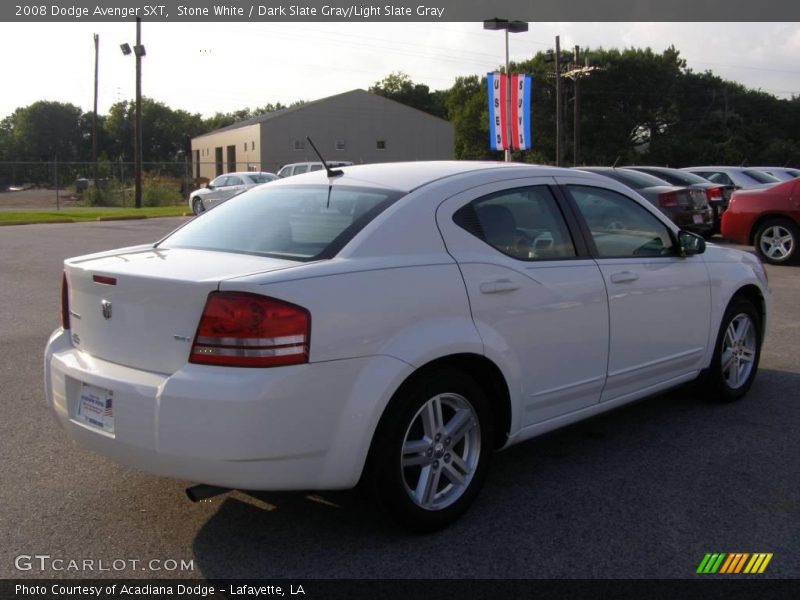 Stone White / Dark Slate Gray/Light Slate Gray 2008 Dodge Avenger SXT