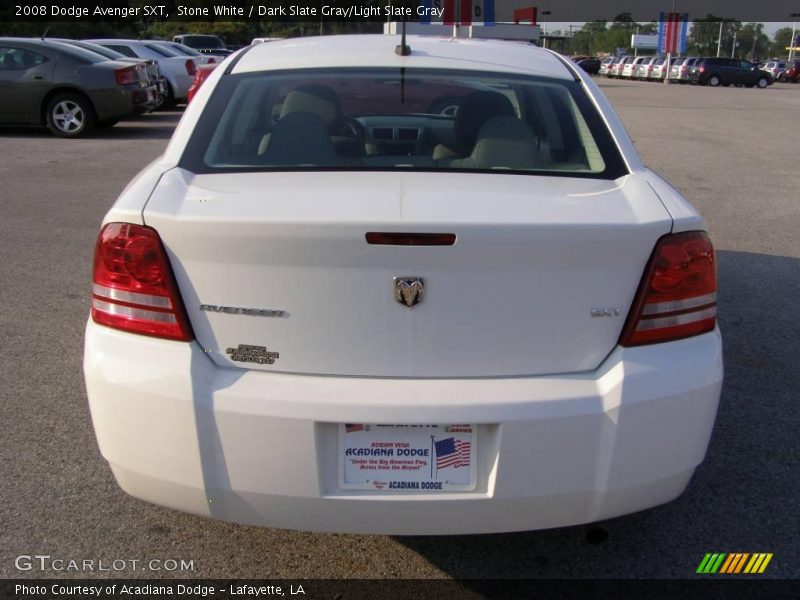 Stone White / Dark Slate Gray/Light Slate Gray 2008 Dodge Avenger SXT