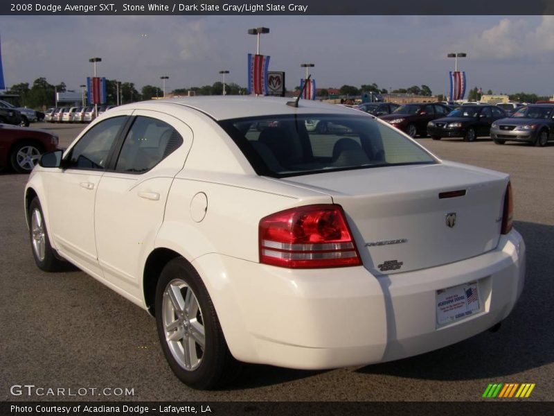 Stone White / Dark Slate Gray/Light Slate Gray 2008 Dodge Avenger SXT