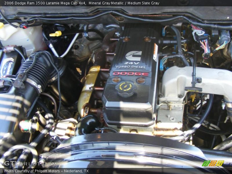 Mineral Gray Metallic / Medium Slate Gray 2006 Dodge Ram 3500 Laramie Mega Cab 4x4