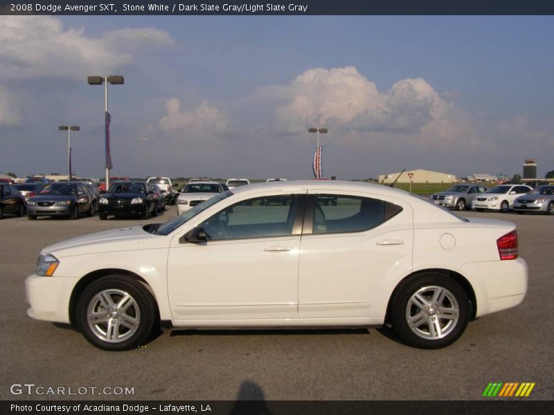 Stone White / Dark Slate Gray/Light Slate Gray 2008 Dodge Avenger SXT
