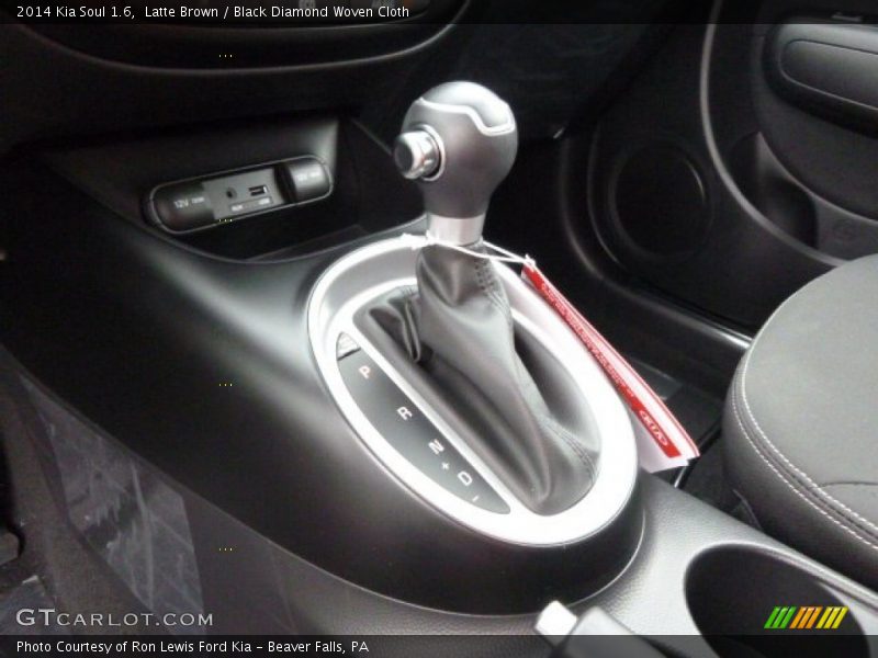Latte Brown / Black Diamond Woven Cloth 2014 Kia Soul 1.6