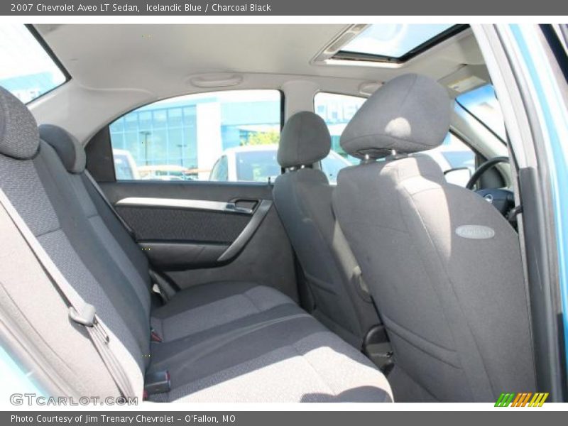 Icelandic Blue / Charcoal Black 2007 Chevrolet Aveo LT Sedan