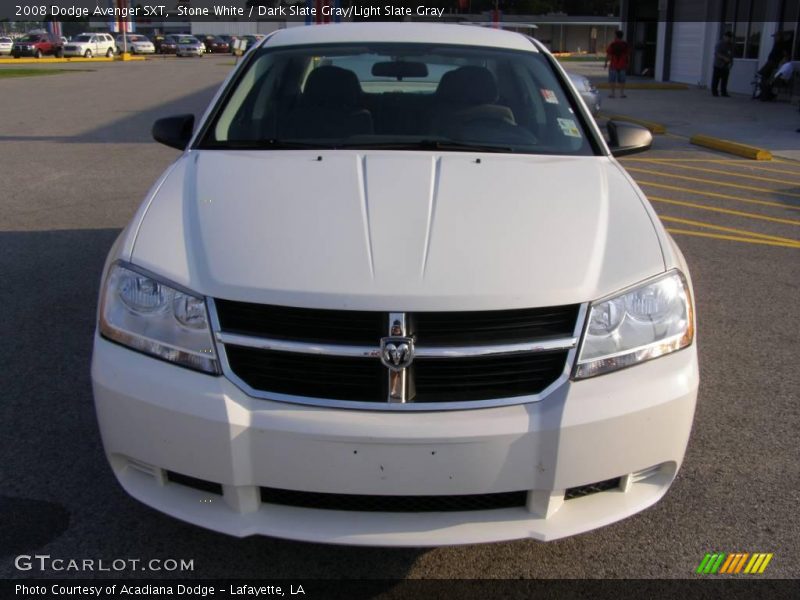 Stone White / Dark Slate Gray/Light Slate Gray 2008 Dodge Avenger SXT