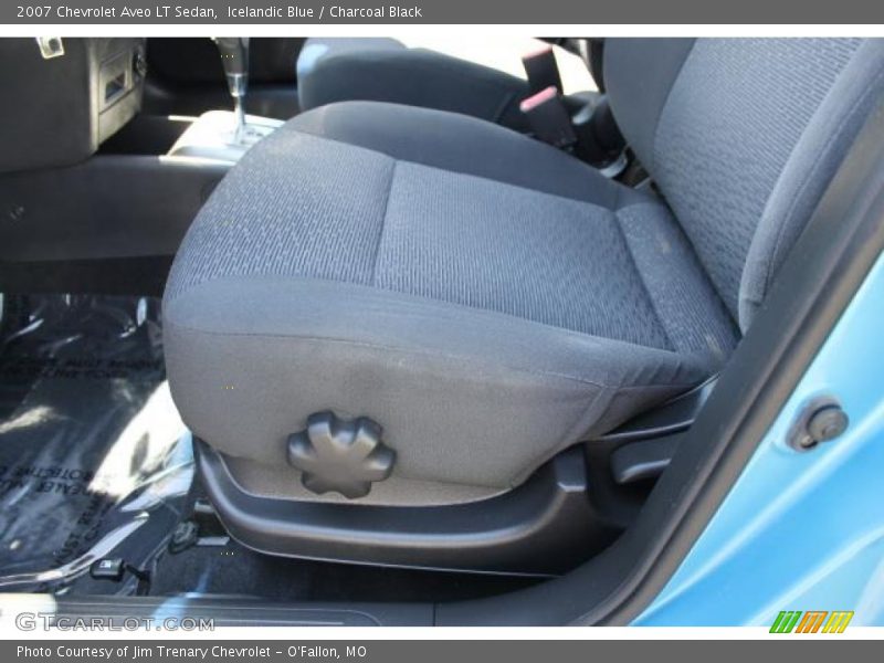 Icelandic Blue / Charcoal Black 2007 Chevrolet Aveo LT Sedan