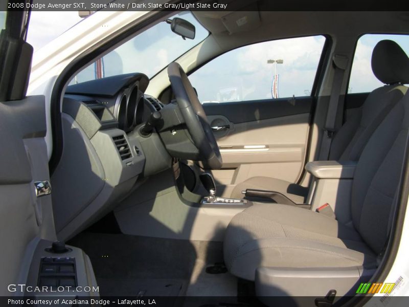 Stone White / Dark Slate Gray/Light Slate Gray 2008 Dodge Avenger SXT