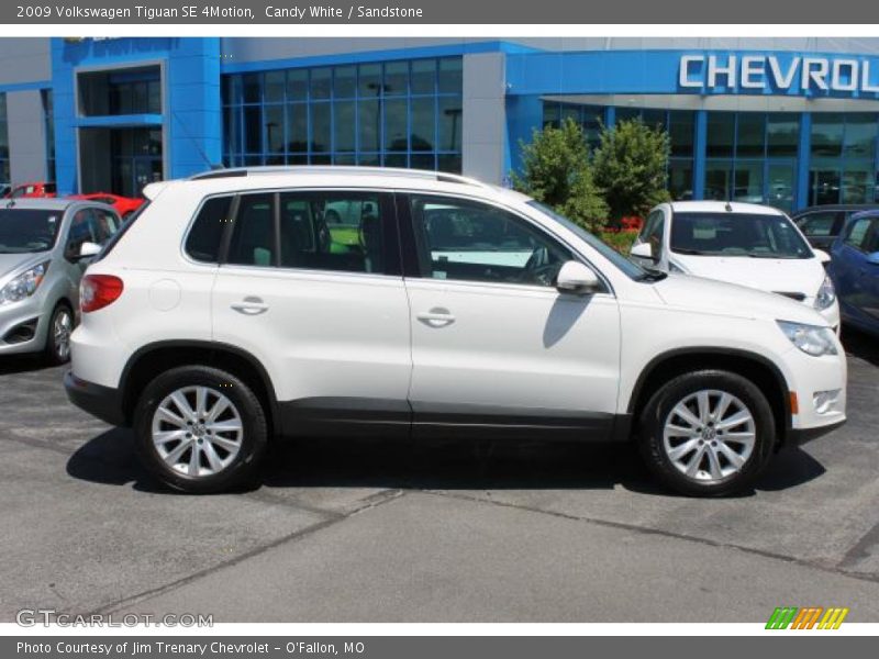 Candy White / Sandstone 2009 Volkswagen Tiguan SE 4Motion