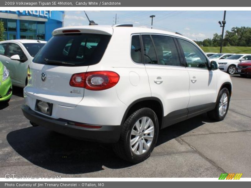 Candy White / Sandstone 2009 Volkswagen Tiguan SE 4Motion