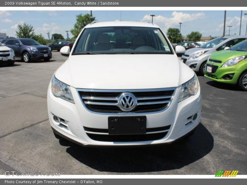 Candy White / Sandstone 2009 Volkswagen Tiguan SE 4Motion