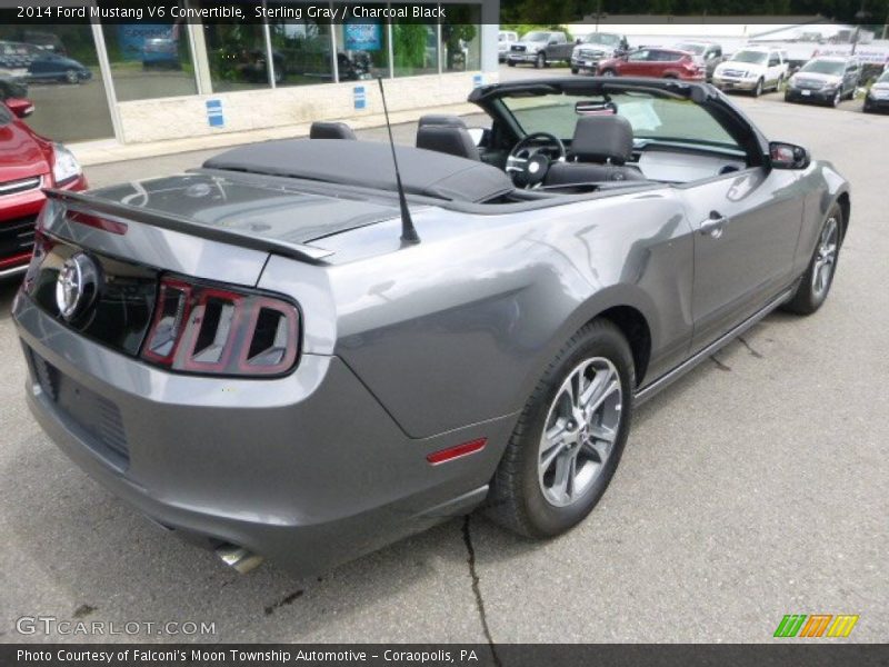 Sterling Gray / Charcoal Black 2014 Ford Mustang V6 Convertible