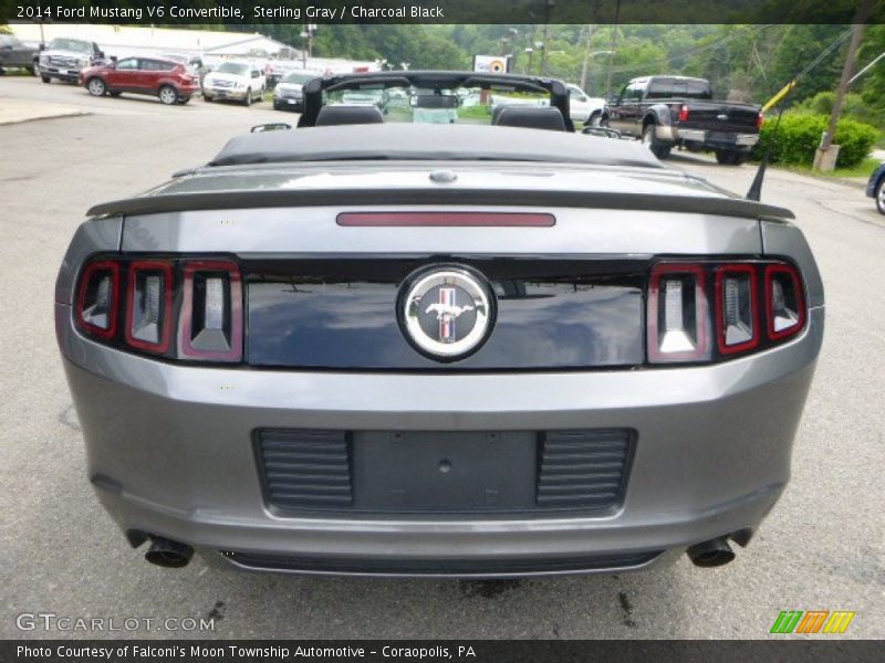 Sterling Gray / Charcoal Black 2014 Ford Mustang V6 Convertible