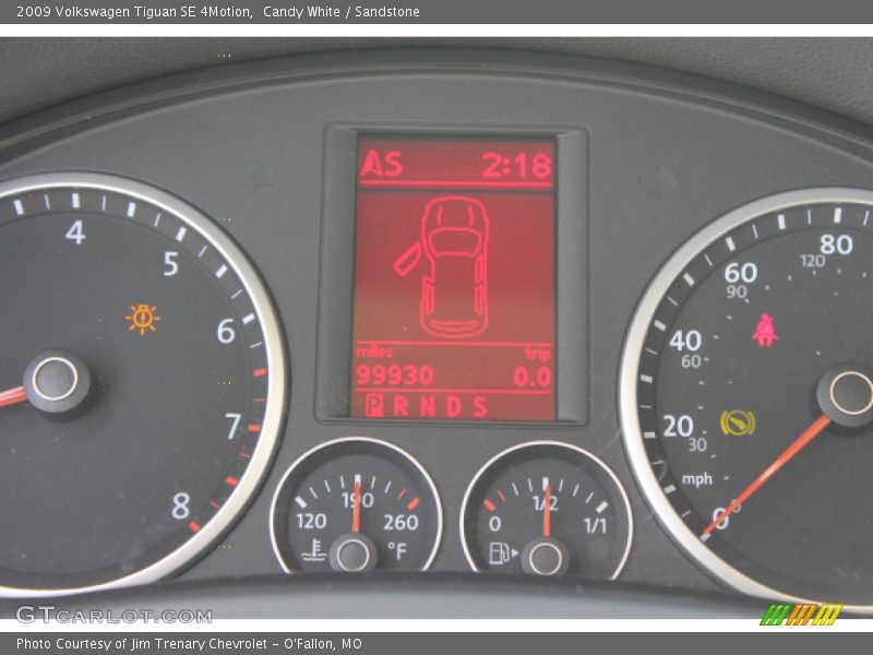 Candy White / Sandstone 2009 Volkswagen Tiguan SE 4Motion