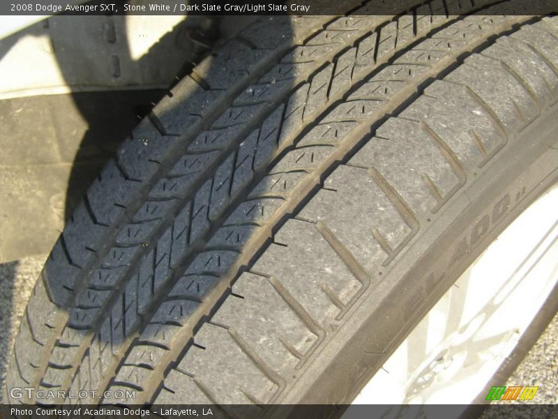 Stone White / Dark Slate Gray/Light Slate Gray 2008 Dodge Avenger SXT