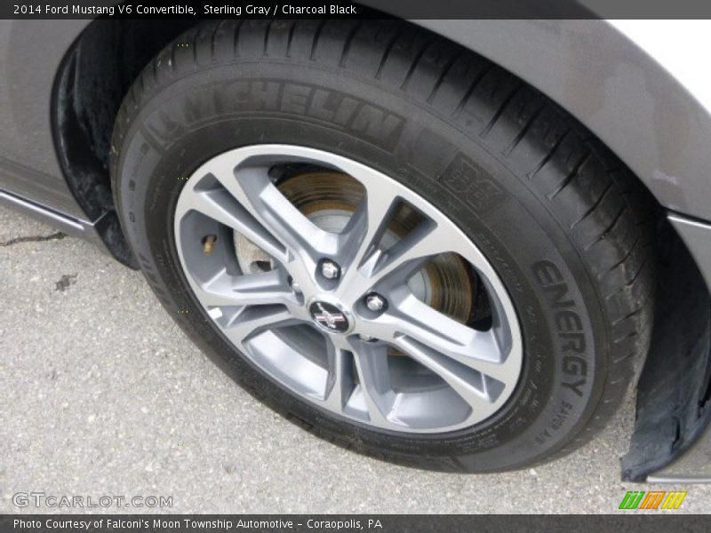 Sterling Gray / Charcoal Black 2014 Ford Mustang V6 Convertible
