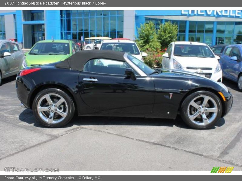 Mysterious Black / Ebony 2007 Pontiac Solstice Roadster