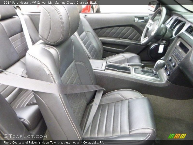 Sterling Gray / Charcoal Black 2014 Ford Mustang V6 Convertible