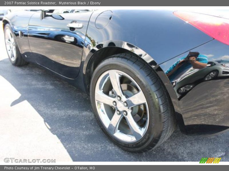 Mysterious Black / Ebony 2007 Pontiac Solstice Roadster
