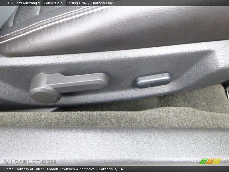 Sterling Gray / Charcoal Black 2014 Ford Mustang V6 Convertible