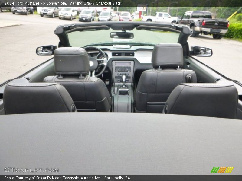 Sterling Gray / Charcoal Black 2014 Ford Mustang V6 Convertible
