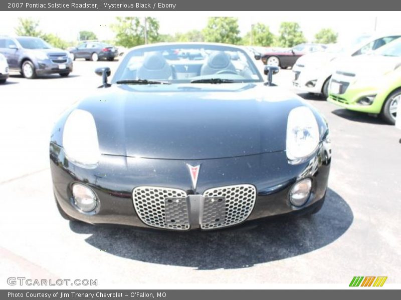 Mysterious Black / Ebony 2007 Pontiac Solstice Roadster