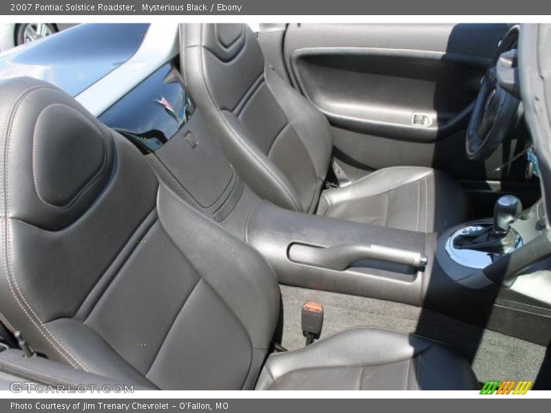 Mysterious Black / Ebony 2007 Pontiac Solstice Roadster