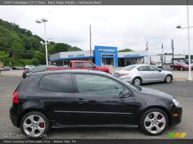 Black Magic Metallic / Anthracite Black 2008 Volkswagen GTI 2 Door