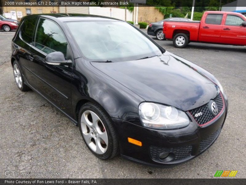 Black Magic Metallic / Anthracite Black 2008 Volkswagen GTI 2 Door