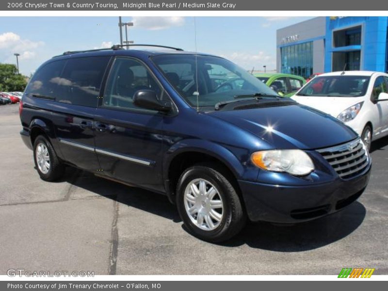 Midnight Blue Pearl / Medium Slate Gray 2006 Chrysler Town & Country Touring