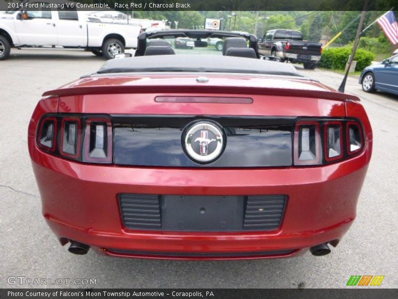 Race Red / Charcoal Black 2014 Ford Mustang V6 Convertible