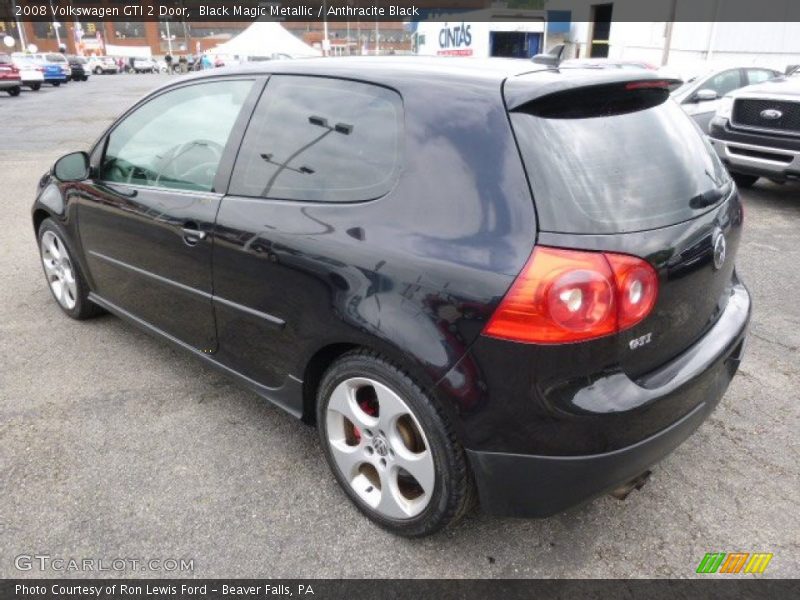 Black Magic Metallic / Anthracite Black 2008 Volkswagen GTI 2 Door