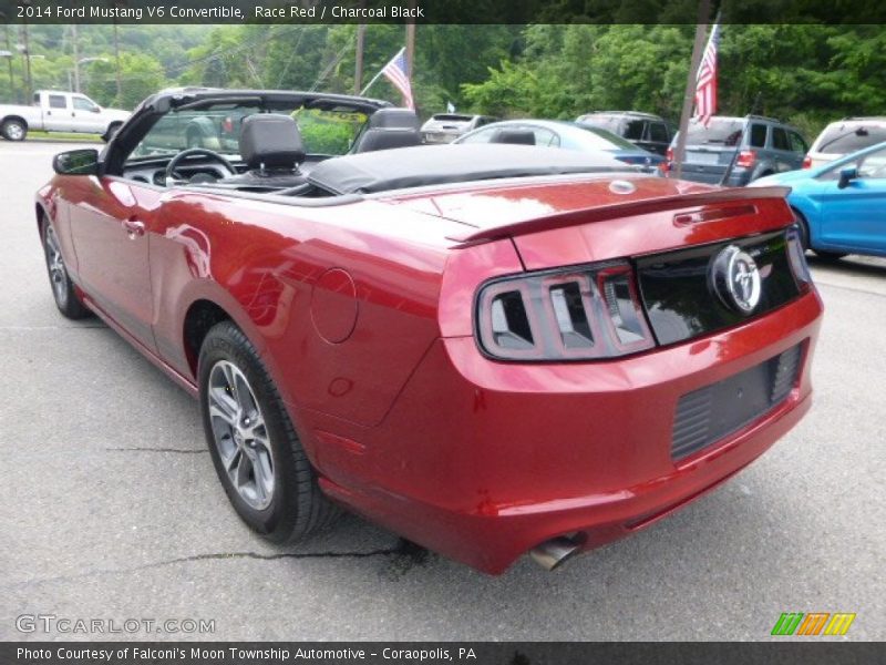 Race Red / Charcoal Black 2014 Ford Mustang V6 Convertible