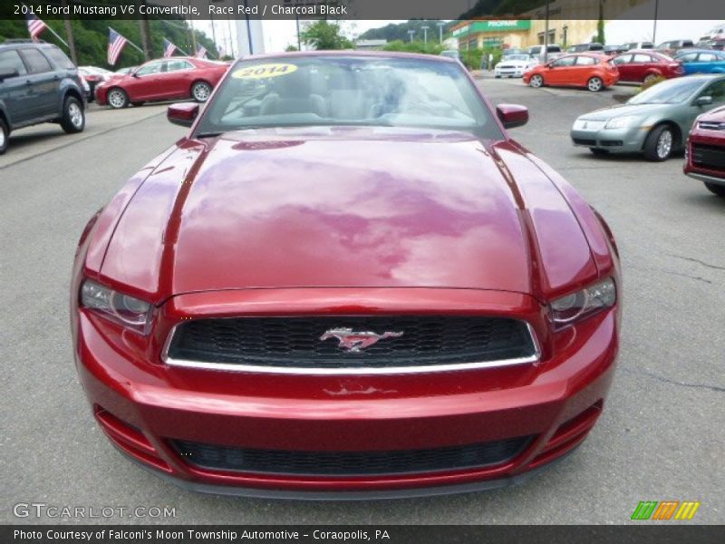 Race Red / Charcoal Black 2014 Ford Mustang V6 Convertible