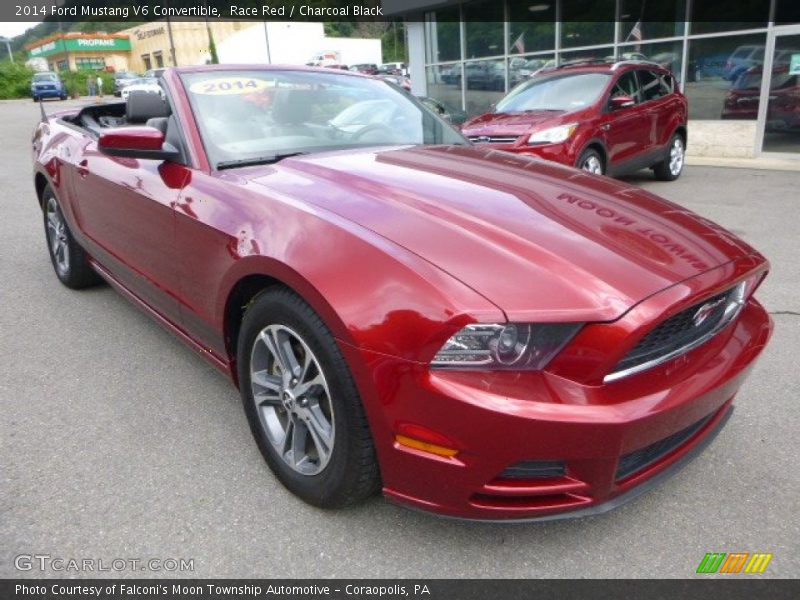 Race Red / Charcoal Black 2014 Ford Mustang V6 Convertible
