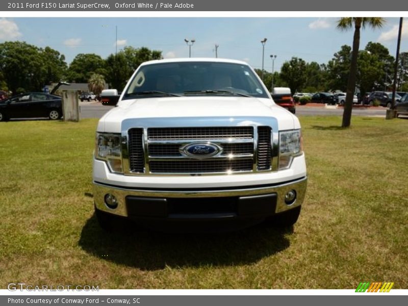 Oxford White / Pale Adobe 2011 Ford F150 Lariat SuperCrew