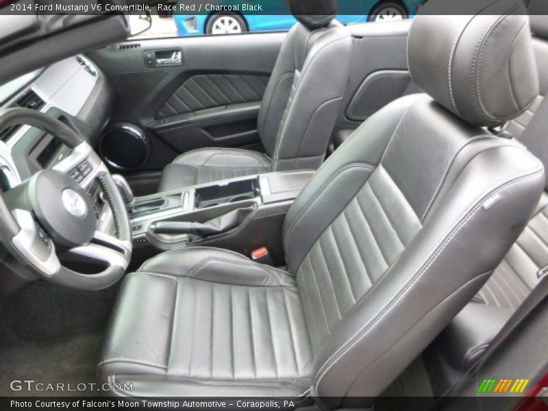 Race Red / Charcoal Black 2014 Ford Mustang V6 Convertible