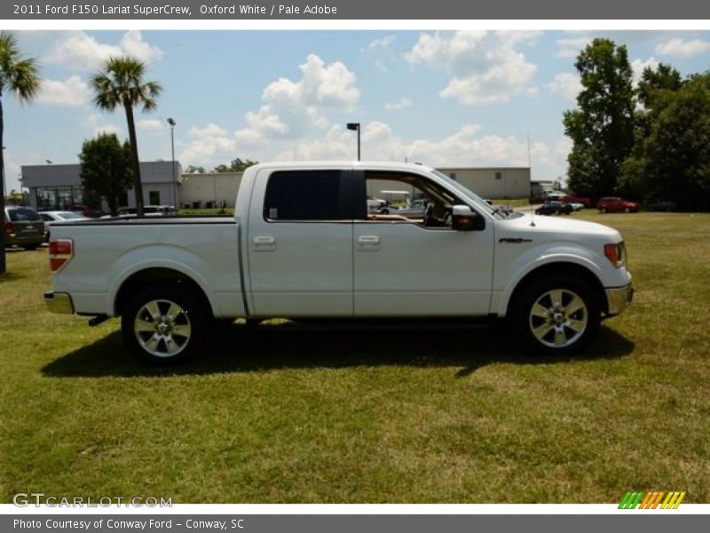 Oxford White / Pale Adobe 2011 Ford F150 Lariat SuperCrew