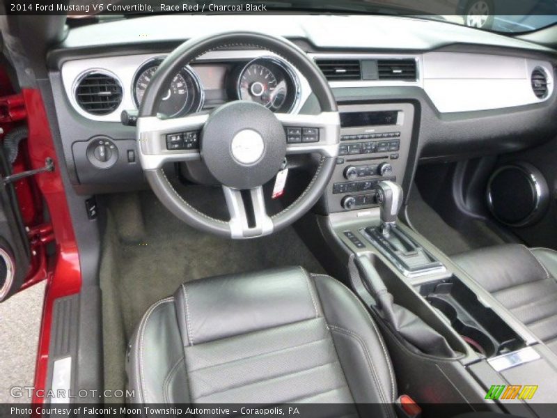 Race Red / Charcoal Black 2014 Ford Mustang V6 Convertible