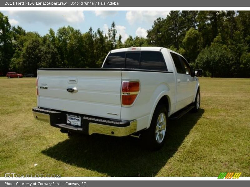 Oxford White / Pale Adobe 2011 Ford F150 Lariat SuperCrew