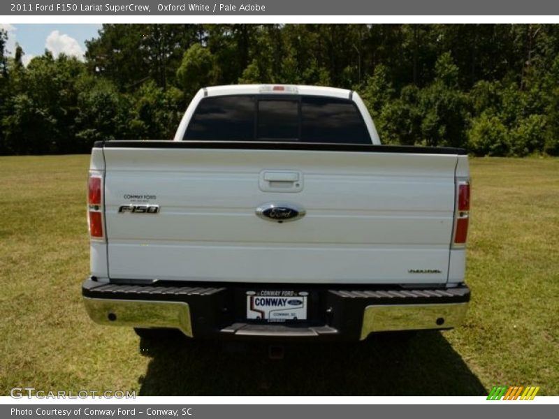 Oxford White / Pale Adobe 2011 Ford F150 Lariat SuperCrew