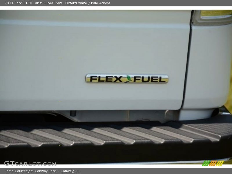 Oxford White / Pale Adobe 2011 Ford F150 Lariat SuperCrew