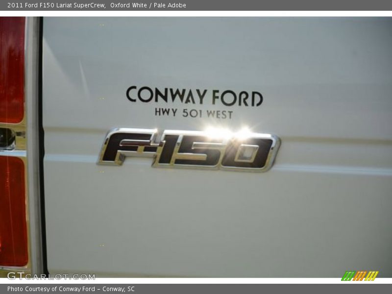 Oxford White / Pale Adobe 2011 Ford F150 Lariat SuperCrew