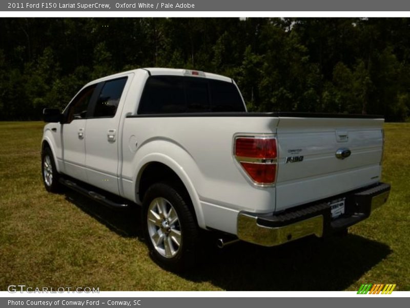 Oxford White / Pale Adobe 2011 Ford F150 Lariat SuperCrew