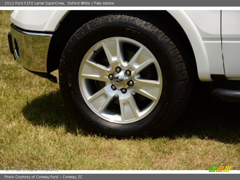 Oxford White / Pale Adobe 2011 Ford F150 Lariat SuperCrew