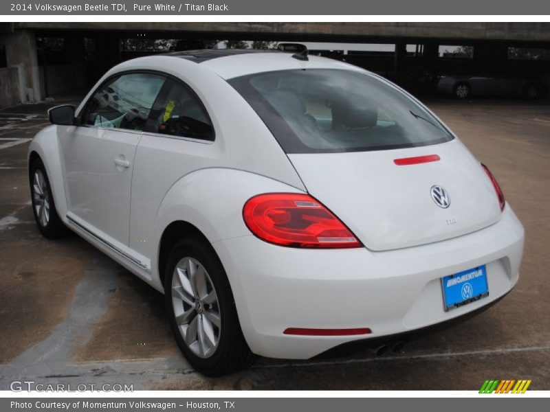 Pure White / Titan Black 2014 Volkswagen Beetle TDI